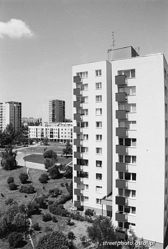 Nowa Huta, kraków, Osiedle mieszkaniowe, blokowisko, Czyżyny, niebo