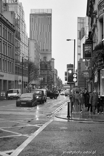 Manchester. Architektura nowoczesna. Hotel Hilton. Drapacz chmur