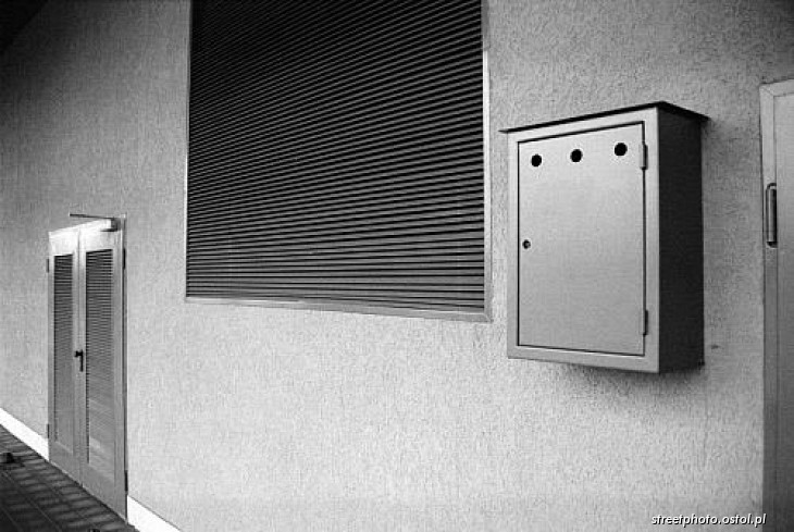 Architektura, magazyny, kompozycja fotograficzna, budownictwo nowoczesne