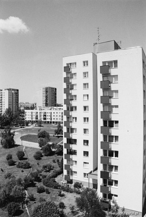 Nowa Huta, kraków, Osiedle mieszkaniowe, blokowisko, Czyżyny, niebo