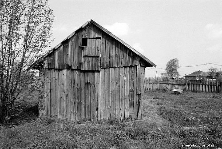 Wiejska szopa.