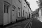 Cambridge - Stara wąska uliczka.