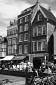 Cambridge - Stare kamienice w centrum miasta, architektura, pejzaż miejski, fotografia krajoznawcza